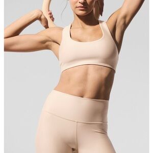 Alo Yoga airlift advantage racerback Bra, Ballet Pink